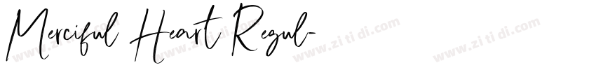 Merciful Heart Regul字体转换